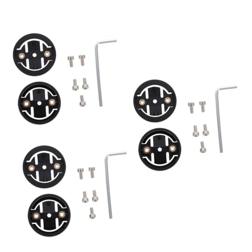 Toddmomy 6pcs Bike Computer Mount Holder Multi-Functional Adapter for Outdoor Cycling Stable Strong Base for Electronics Quick Installation Screws for Cycling Enthusiasts