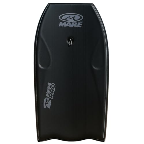 Prancha Bodyboard Semi Profissional Maré Pro 39' e Fundo Rigido (Preta)