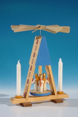 Rudolphs Schatzkiste Minipyramide Wärmespiel Engel BxH 11x13,5cm NEU...