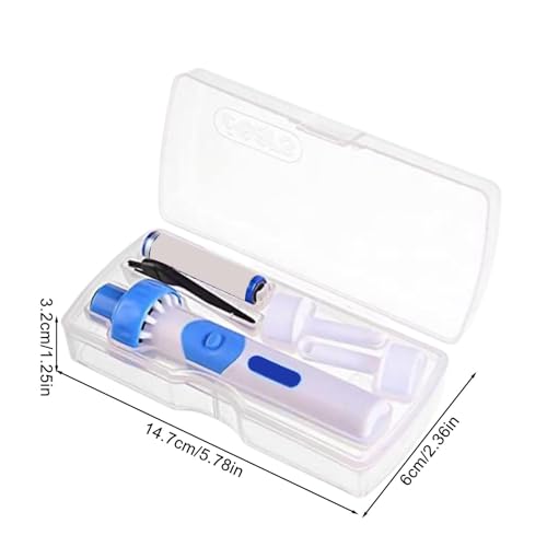 Ohrenschmalz Entferner, Elektrisch Ohrenreiniger, Sicheres Und Weiches Ear Cleaner, Sicheres Weiches Ohrenreiniger mit Sauger und Waschbaren Ersatzköpfen Für Kinder Und Erwachsene Ohre Reinigung