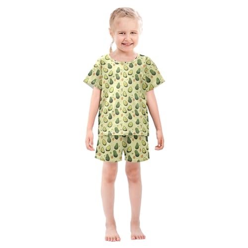 Avocado Fruit Pajama Set Pajamas Sleepwear Nightwear Loungewear Clothes Set B0403846