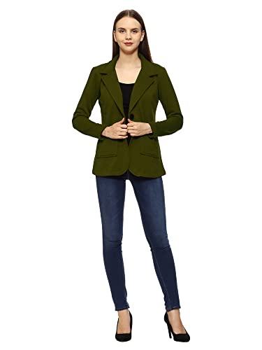Image of ROARERS WOMEN REGULAR LENGTH POLY FLEECE SOLID COAT