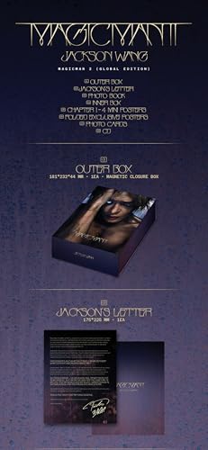 Magicman Jackson Wang GOT7 album CD musique Global Edition - 3
