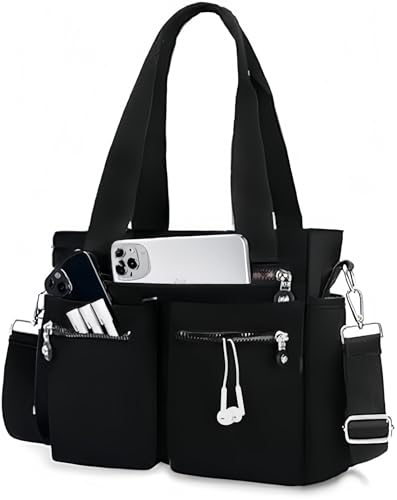 Tote Bag para Mujer Bolsos de Trabajo con Múltiples Bolsillos