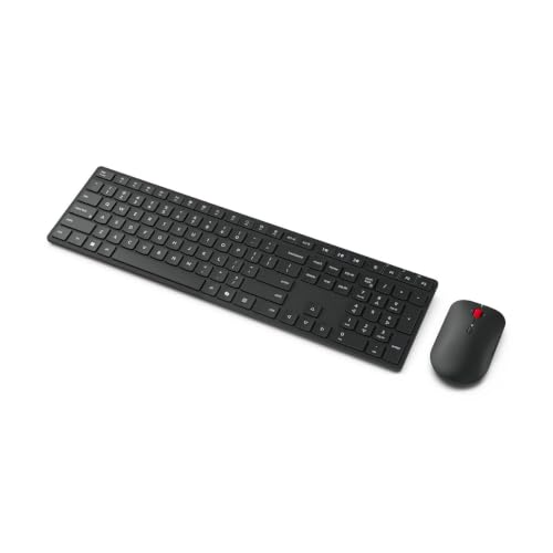 Image of Lenovo Wireless Multi-Mode Pro Combo Keyboard and Mouse 6000 US English