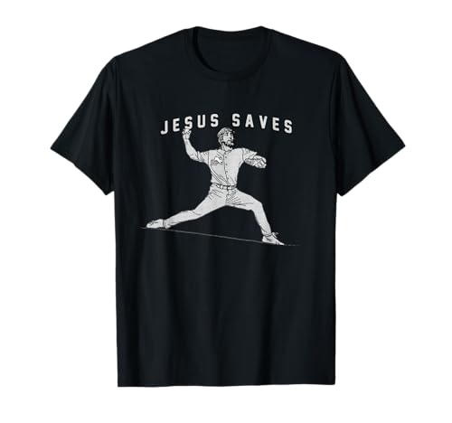 Jesus Saves - Jarra de béisbol - Funny Jesus Camiseta