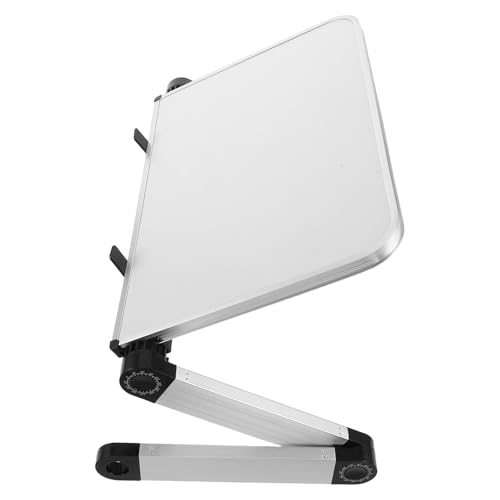 Base ajustable blanca para laptop con base ampliada miniatura 1
