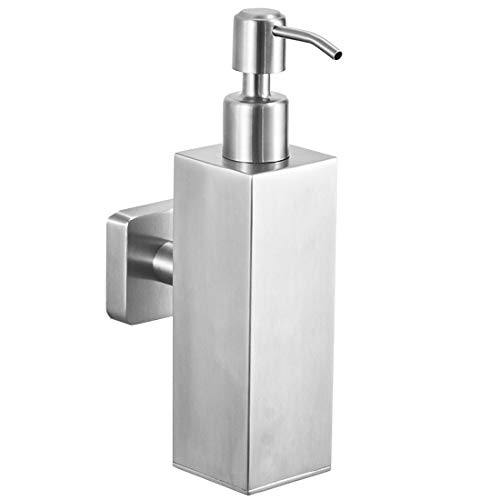 Velimax Seifenspender aus Edelstahl 304 Seifenspender Wand Seifen Dispenser für Küche und Bad, Gebürstet Cover