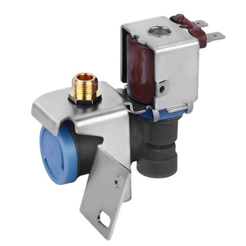 Upgrade WPW10498976 W10498976 Refrigerator Ice Maker Water Inlet Solenoid Valve Compatible with Whirlpool Kenmore Maytag Replacement for W10420082 PS11755667 K-78200 W10498974 K-78186 2315508