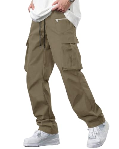 Image of Noble Monk Men's Cargo Pant | Drawstring | Solid Cargo | Multi Pockets Trackpant