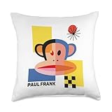 Paul Frank Julius Abstract 80s Block Art Throw Pillow