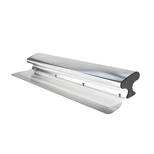 WABROTECH Spatola per Superfici con Manico Maneggevole 80 cm Spatola - Larga 0,8 kg - Spatola per Facciate in Alluminio per Stuccare Pareti e Soffitti - Utensili per Cartongesso in Acciaio Inox
