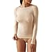 JADEA Maglia Donna in Modal e Cashmere Scollo a Barca, Comoda e Avvolgente, Latte, S
