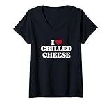 Photo Gallery donna i love grilled cheese maglietta con collo a v Photo Gallery donna i love grilled cheese maglietta con collo a v