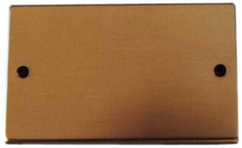 Electraline 71091 Placca Cieca, Bronzo