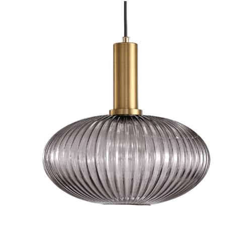 Lustre ovale en verre créatif E27 pour éclairage de balcon