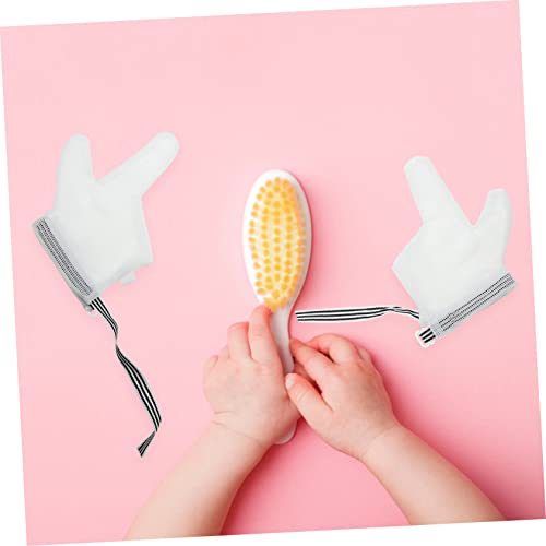 Eating Gloves for Boys and Girls Stop Sucking Finger Newborn Mittens for Boys Breathable High-Density Glove Kit2