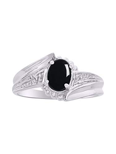 Bague onyx et diamant de style cabochon avec finition joaillerie haut de gamme