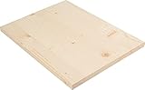 leimholzplatten buche Unbemalt Leimholzplatte 18mm, 40x30cm, Fichte/Tanne