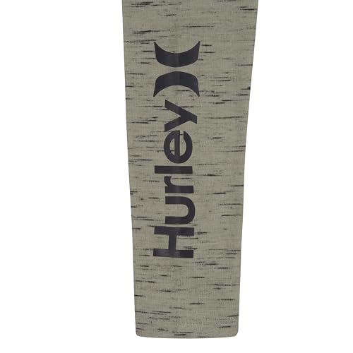 Image of Hurley boys Long Sleeve Soft Basic Cloud Slub T-shirt and Shorts 2-piece Outfit Set