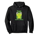 Frogs Together We Are Strong Cute Frog Protest Activist Pullover Hoodie