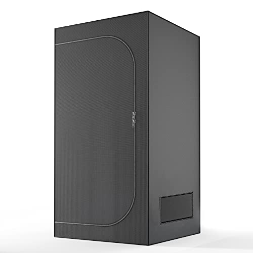 Topogrow 32"X32"X63" Indoor Grow Tent High Reflective Mylar Gardening Small Growing Tent Room Dark Box, Durable Frame With Removable Floor Tray For Hydroponic Plant Seedling Growing Stage #TOP1