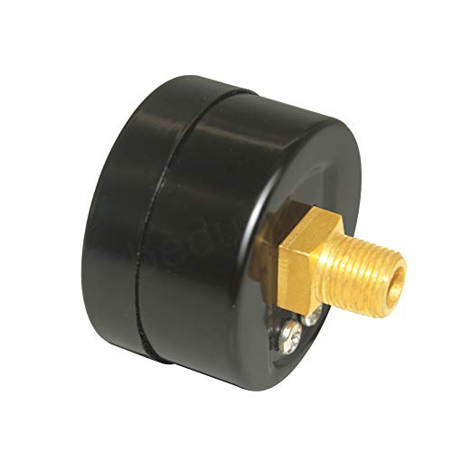 beduan air pressure gauge for air compressor 1-1234 dial center back mount 1834 npt0-160 psi