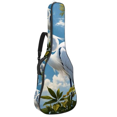 Sac pour guitare acoustique 42.9" imperméable avec poches multicolore