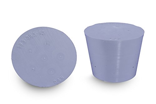 Laborshop24-1010150 - Gummistopfen, grau, konische Form, Naturkautschuk (Ø 50,5-59,5 x 45 mm (1 St.)) Cover