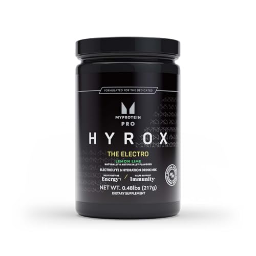 Myprotein Pro x HYROX Electro Drink Mix for Hydration & Muscle Support, Lemon Lime Flavor, 30...
