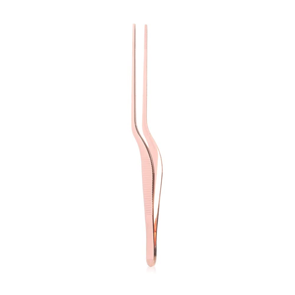 Pinzas de Cocina, 1 Pieza, Pinzas de Acero Inoxidable para Alimentos, Pinzas para Barbacoa, Clip para Barbacoa, Chef de Cocina, presentación para Servir, Restaurante (Rosa)