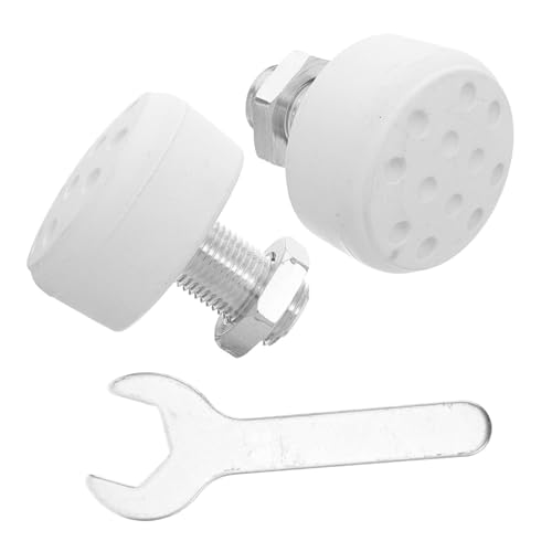 LIOOBO ローラースケート用耐久性ラバーブレーキブロック 調整レンチ付き クワッドスケート用トーストッパー 振動低減で安定した制動力を