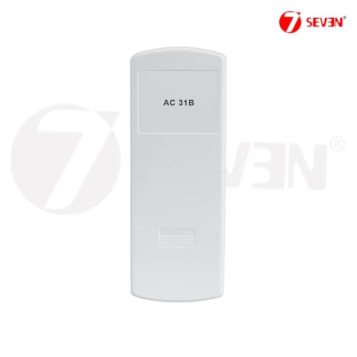 Image of 7SEVEN Compatible Air Conditioner remotes for Original Voltas AC Remote Control Suitable for 1 1.5 2 ton Split or Window ac - Match Exactly with Old Model 31B Remote for Better Performance