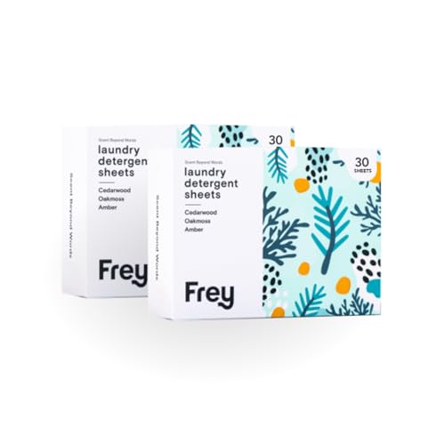 FREY Laundry Detergent Sheets – Cedar Grove Scent | Plant-Derived