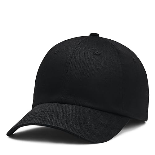 Under Armour cappello unisex nero 1369785-001 casquette noire respirante