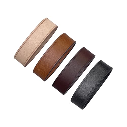 Belt Loop Keeper | Genuine Vegetable-Tanned Leather Strap Holder for Duty Belts | Replacement Belt Strap for Men & Women Black Brown Tan Vachetta 30mm