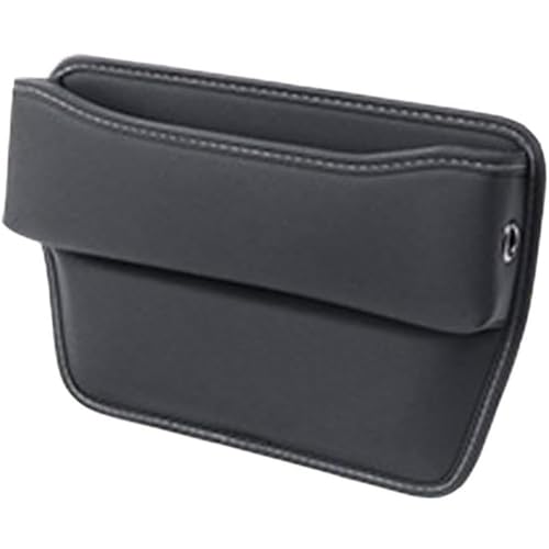 IUKTHHJOR Caja De Almacenamiento Espacio De Asiento De Coche para Chevrolet Suburban 2007-2013, Cuero PU Organizador De Bolsillo Lateral para Consola De Accesorios,C/Black