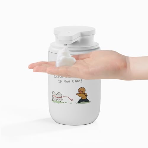 mooas Happy Buddy Artist Edition Soap Dispenser White(Catch me if You can!)