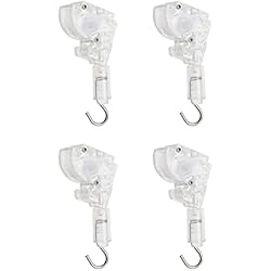 Repuestos Persianas Madera 4 piezas de 1 pulgada con mecanismo inclinador de varita con engranaje en forma de D de 5/32 pulgadas de conexión de gancho de metal inclinable varita mecanismo de reemplazo para mini persianas