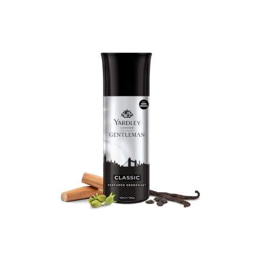 Yardley London Gentleman Classic Deodorant Body Spray For Men, 15...