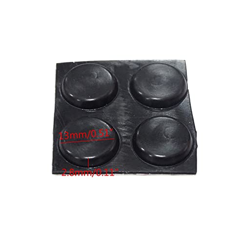 4 Piezas Soporte de Goma para Laptop con Ventosas miniatura 3