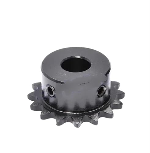Bevel Gear Pinion Hardware Mechanical 1pcs 04C Chain Gear Steel Industrial Sprocket Wheel 24 Teeth 25H Motor Chain Drive Sprocket Bore 8mm to 16mm(Bore 10mm)