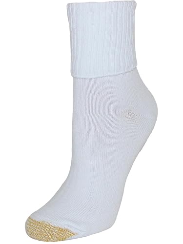 Gold Toe Women's Bermuda Socks - 3 Pack, White, Medium3