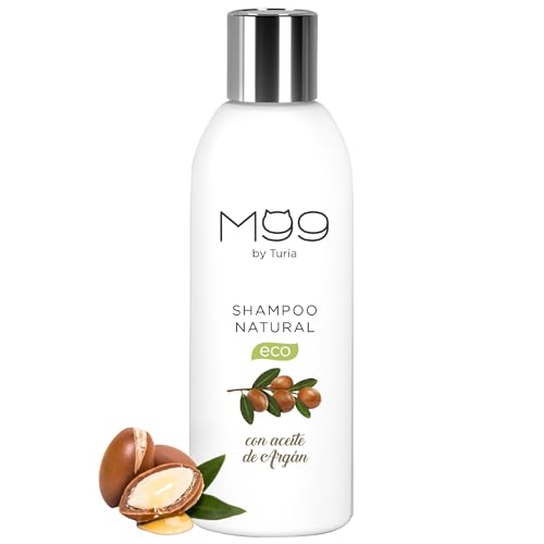 Champú Natural con aceite de Argan | Sin sulfatos ni Parabenos | Hidratante, Antiencrespamiento, Brillo y Suavidad para Todo Tipo de Cabello | Mission 99