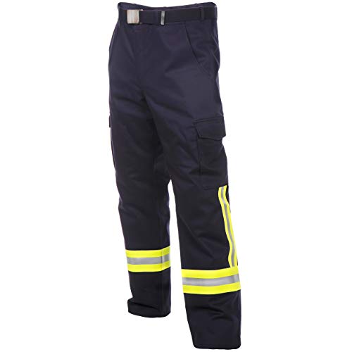 Feuerwehr Bundhose nach HuPF Teil 2 mit Reflex nach DGUV-Empfehlung (wie Überhosen) mit Gürtel Gr. 56 Cover