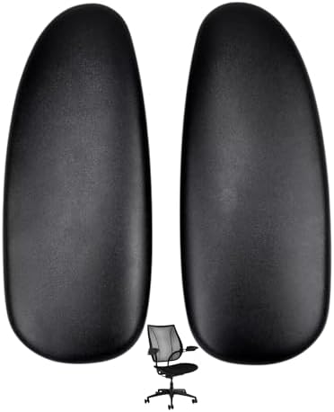 Solid-Core Replacement Black Arm Pads for Liberty Office Chair – Durable Gel Alternative Armrest Set (Left & Right) – Fits Height Adjustable Task & Stool Chairs – Fixes Cracked Pads image 4