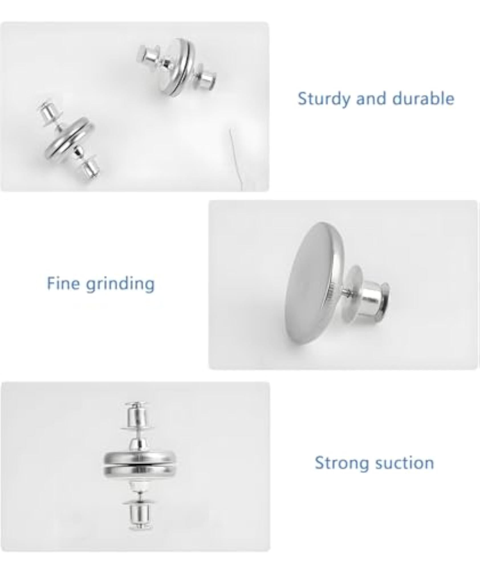 Magnetic Curtain Holders, 20MM Magnetic Tie Backs, Pack of 5