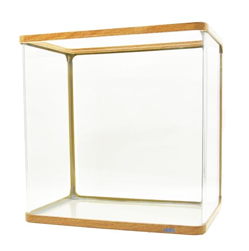 曲げガラス水槽（単品） ライトオーク 水溶量 約36ℓ 幅３80ｍｍ×奥行250ｍｍ×高さ385ｍｍ ガラス厚み 3ｍｍ （パーツの裏面に塗装の色むらがございます。ご了承ください。）