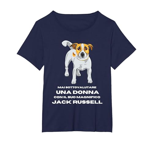 Mai sottovalutare una donna con il suo magnifico Jack Russell. Ami il tuo Jack Russell più di ogni altra cosa? È il tuo migliore amico e vuole coccole e giocare tutto il tempo? Ottima idea regalo per gli amanti dei cani.