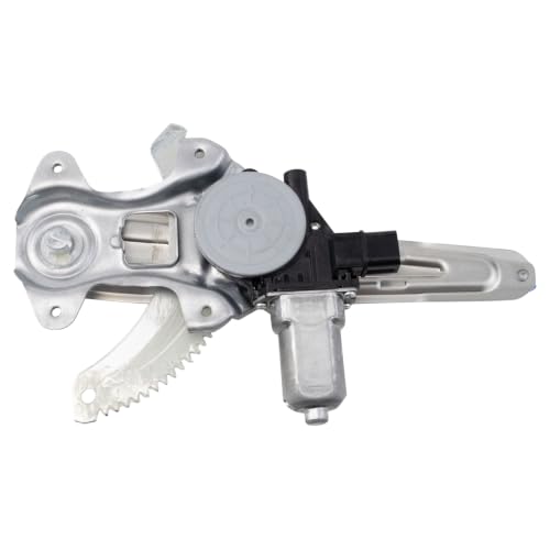 Image of TRQ Rear Driver Side Power Window Motor and Regulator Assembly Compatible with 15-17 Subaru Outback 18-19, 2.5i 18-19 Outback 3.6R Limited 15-19 Legacy